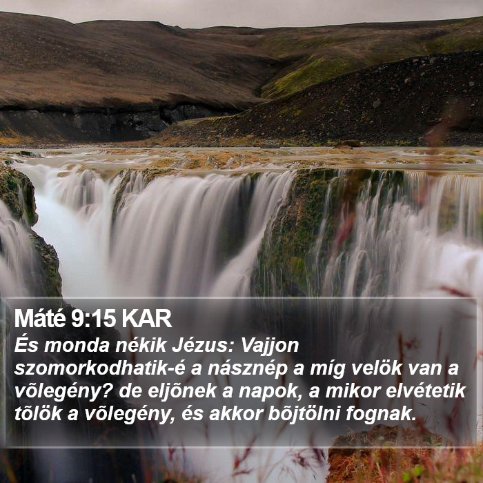 Máté 9:15 KAR Bible Study