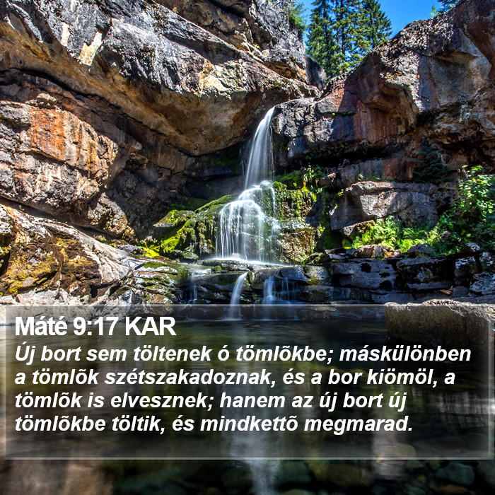 Máté 9:17 KAR Bible Study