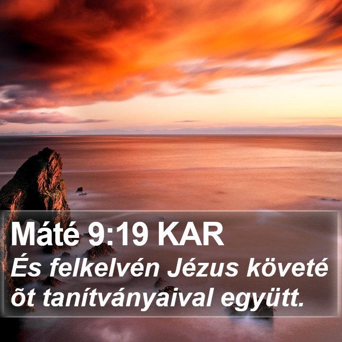 Máté 9:19 KAR Bible Study