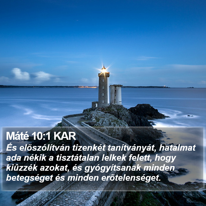 Máté 10:1 KAR Bible Study