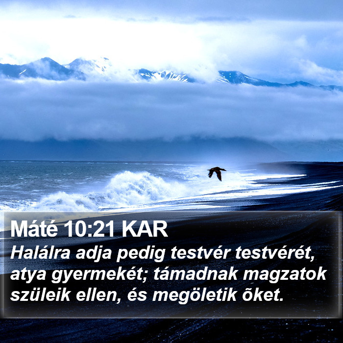 Máté 10:21 KAR Bible Study