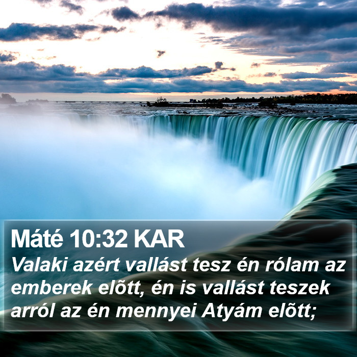 Máté 10:32 KAR Bible Study