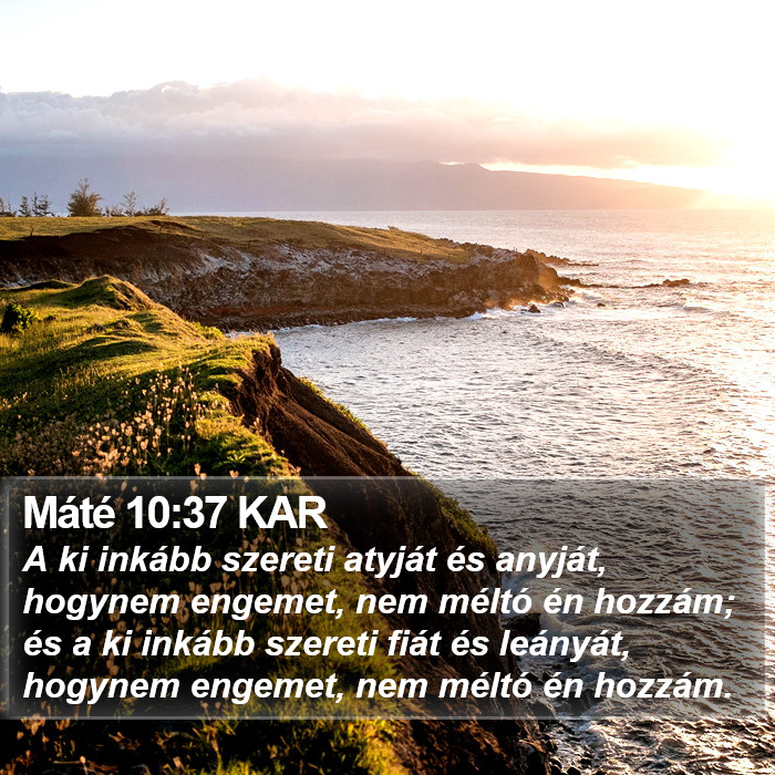 Máté 10:37 KAR Bible Study