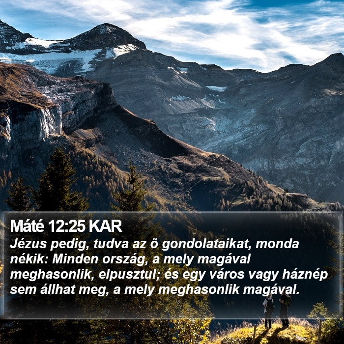 Máté 12:25 KAR Bible Study
