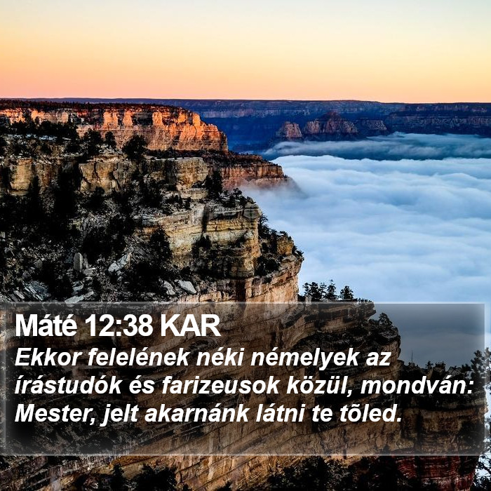 Máté 12:38 KAR Bible Study