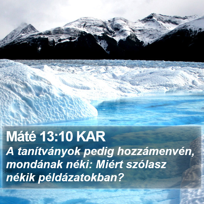 Máté 13:10 KAR Bible Study