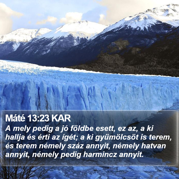 Máté 13:23 KAR Bible Study