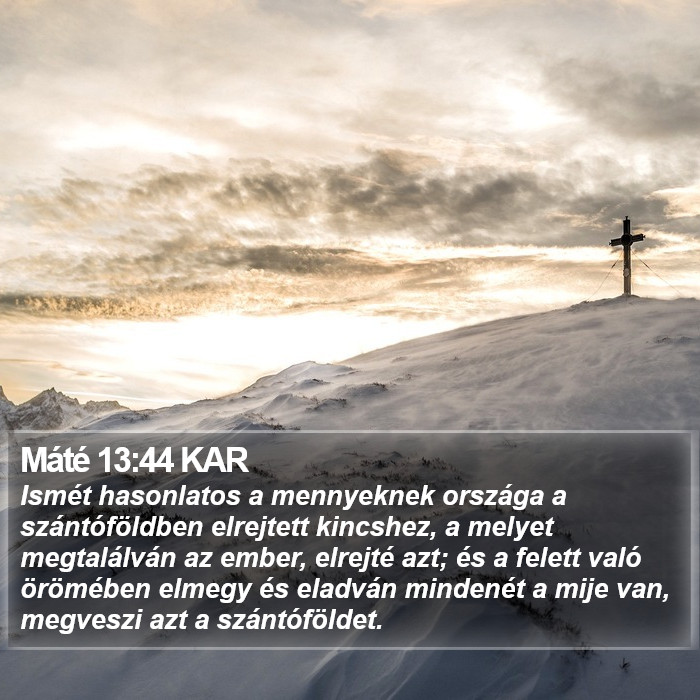 Máté 13:44 KAR Bible Study