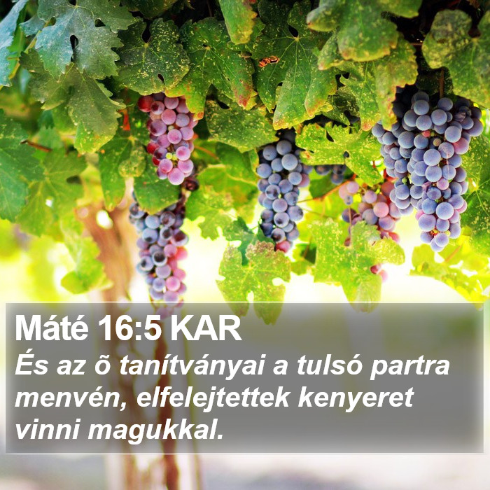 Máté 16:5 KAR Bible Study