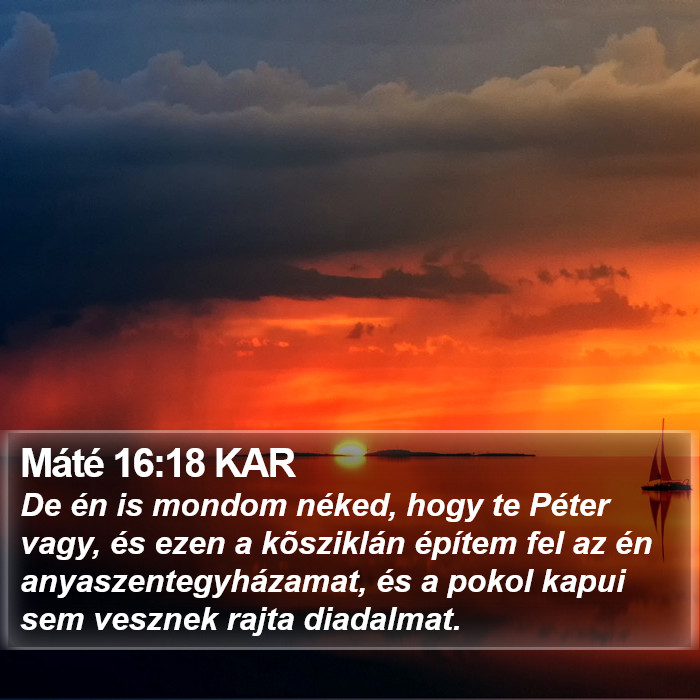 Máté 16:18 KAR Bible Study