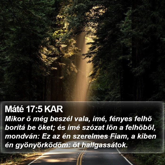 Máté 17:5 KAR Bible Study