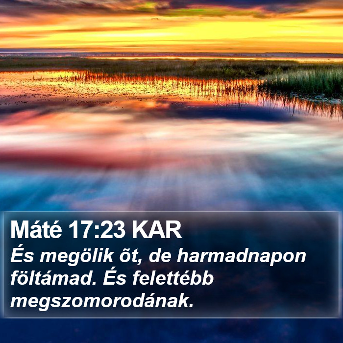 Máté 17:23 KAR Bible Study