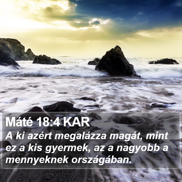 Máté 18:4 KAR Bible Study