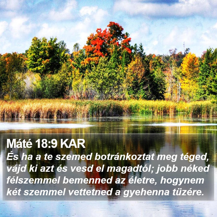 Máté 18:9 KAR Bible Study