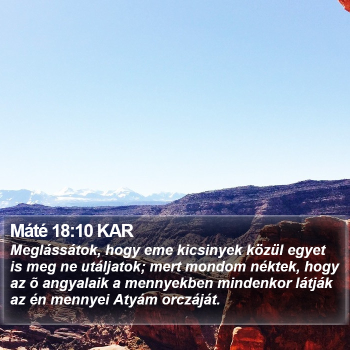 Máté 18:10 KAR Bible Study