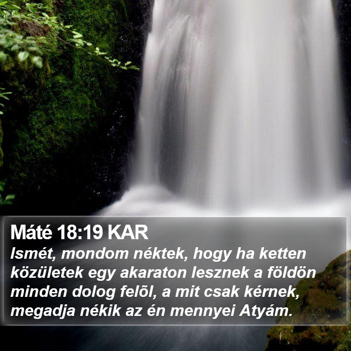 Máté 18:19 KAR Bible Study