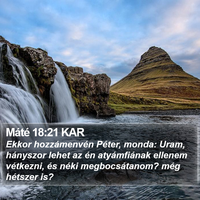 Máté 18:21 KAR Bible Study