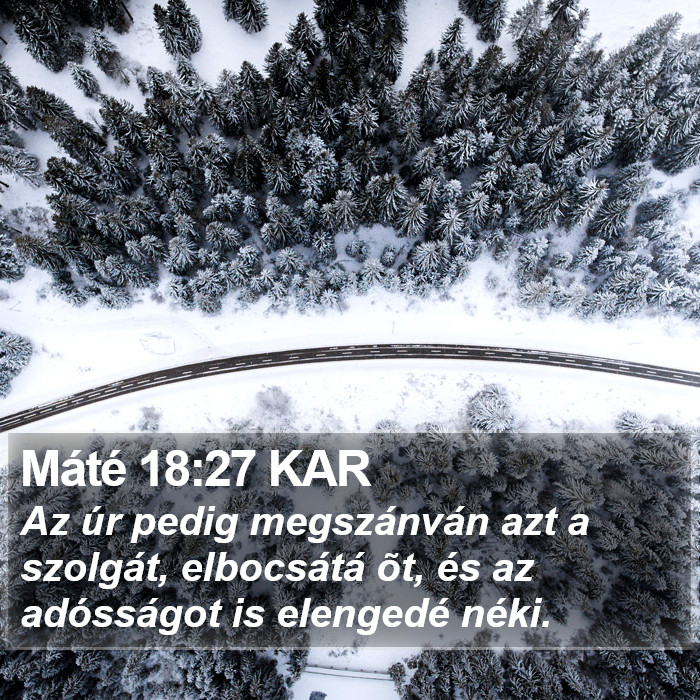 Máté 18:27 KAR Bible Study