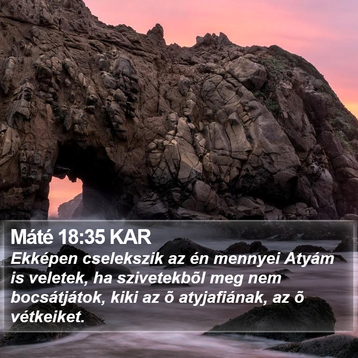 Máté 18:35 KAR Bible Study