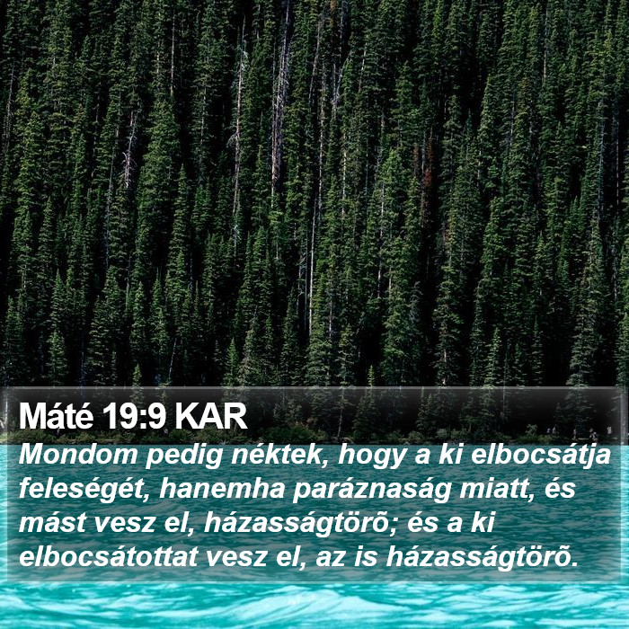 Máté 19:9 KAR Bible Study