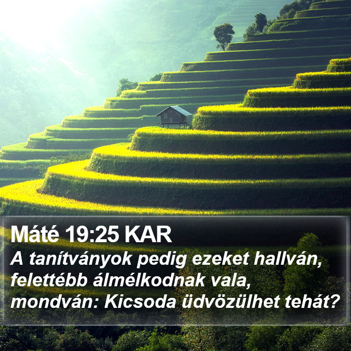 Máté 19:25 KAR Bible Study