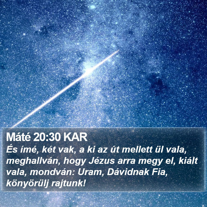 Máté 20:30 KAR Bible Study