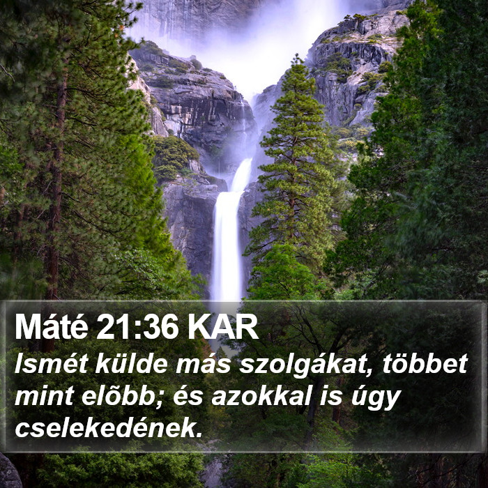 Máté 21:36 KAR Bible Study