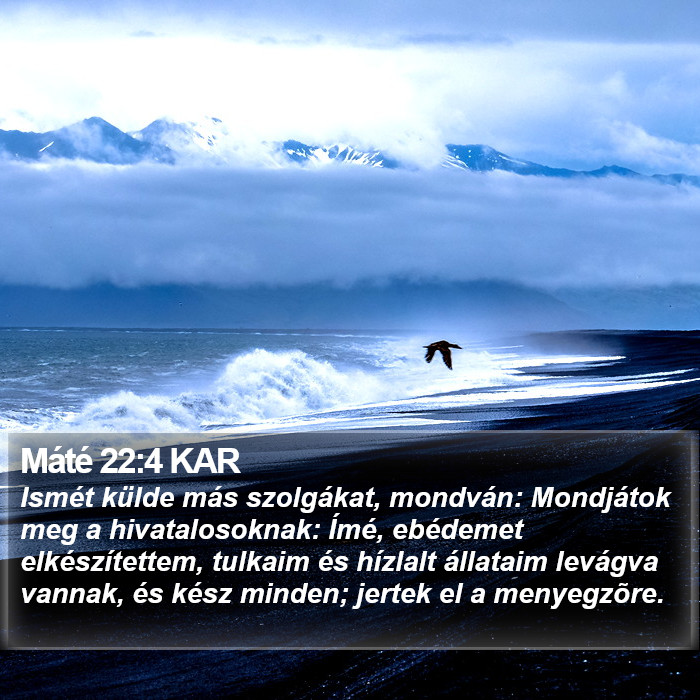 Máté 22:4 KAR Bible Study