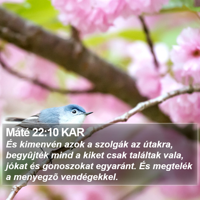 Máté 22:10 KAR Bible Study