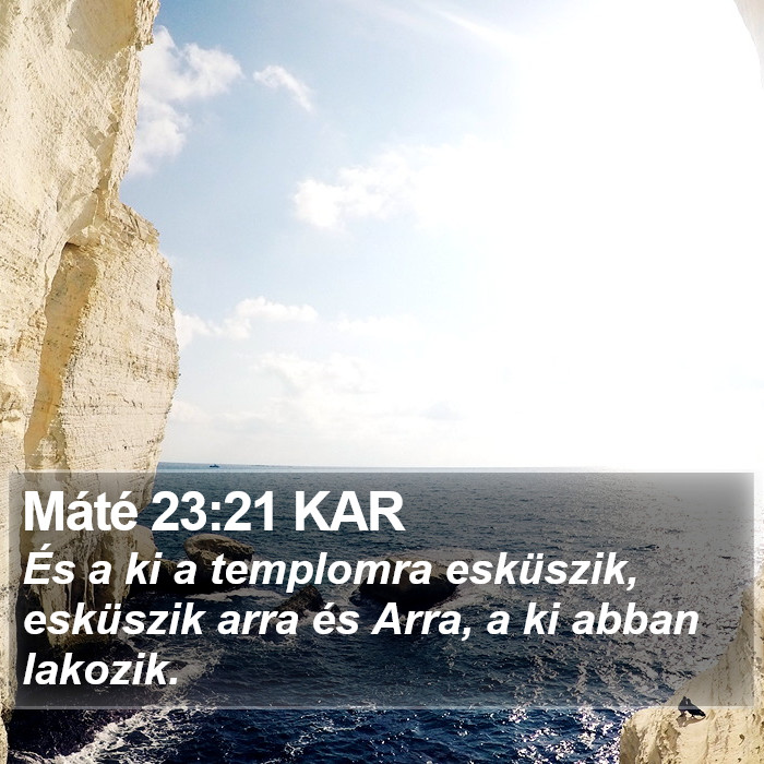 Máté 23:21 KAR Bible Study