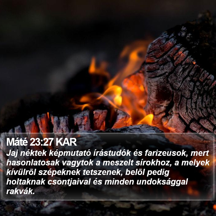 Máté 23:27 KAR Bible Study