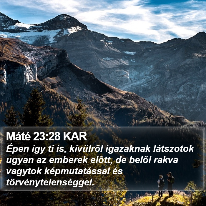 Máté 23:28 KAR Bible Study