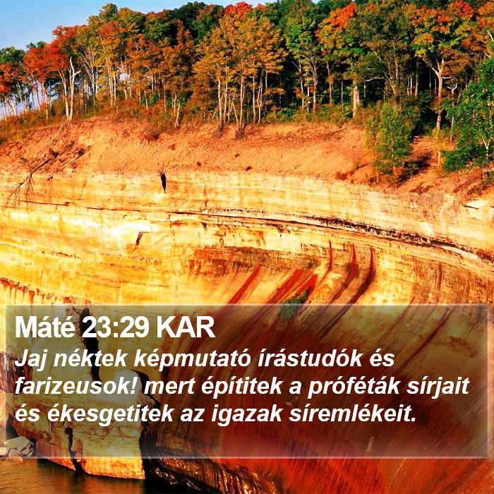 Máté 23:29 KAR Bible Study