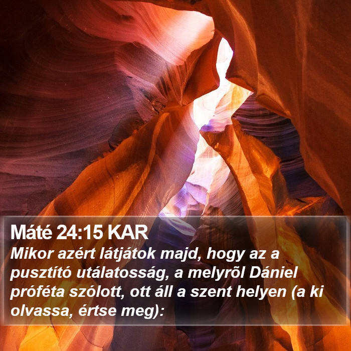 Máté 24:15 KAR Bible Study