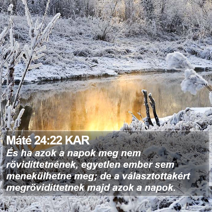 Máté 24:22 KAR Bible Study