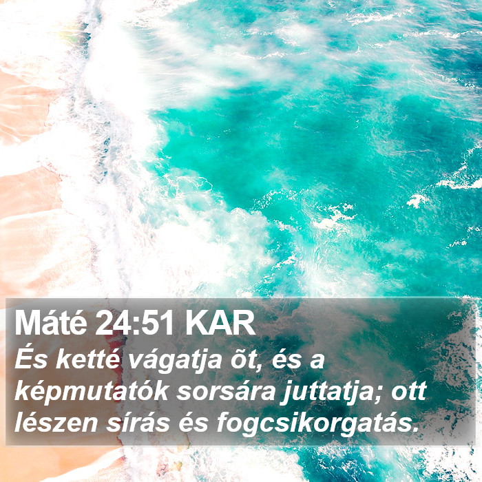 Máté 24:51 KAR Bible Study