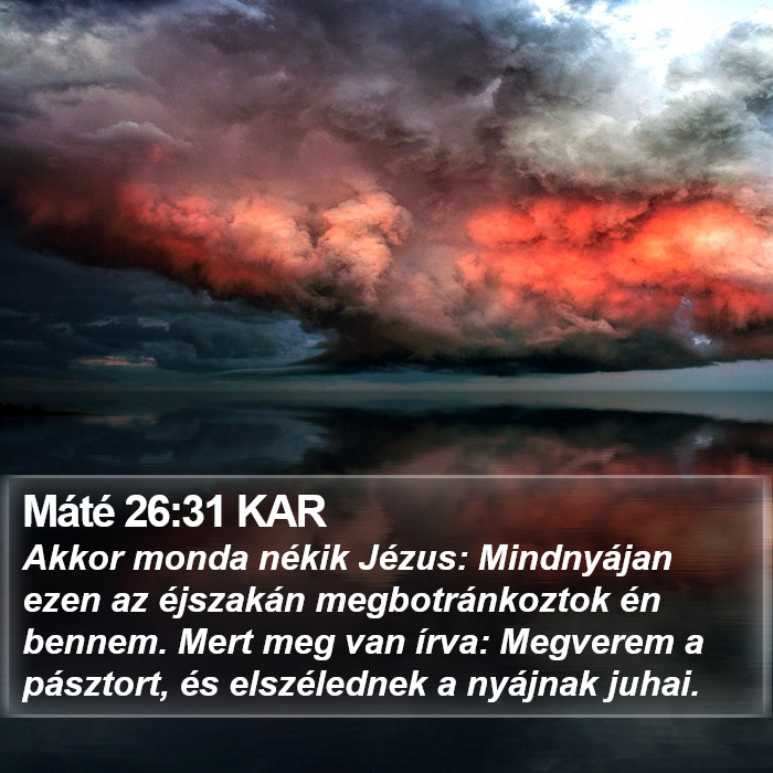 Máté 26:31 KAR Bible Study