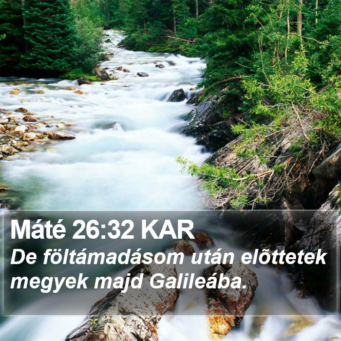 Máté 26:32 KAR Bible Study