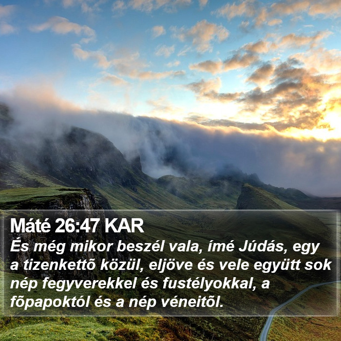 Máté 26:47 KAR Bible Study