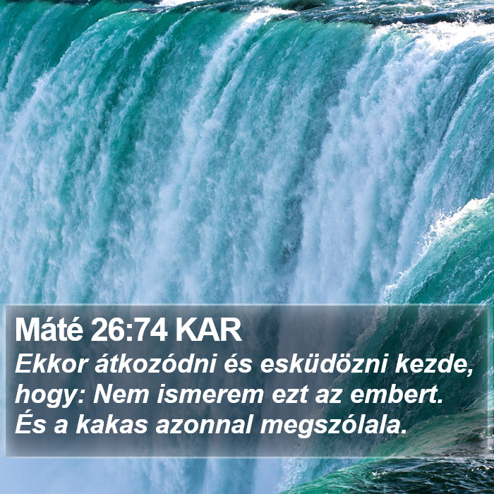 Máté 26:74 KAR Bible Study