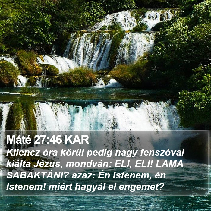 Máté 27:46 KAR Bible Study