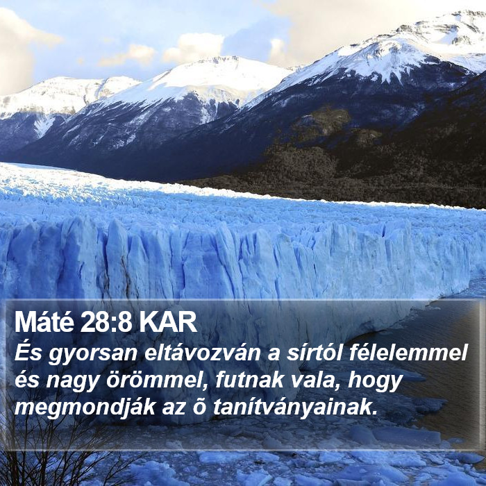 Máté 28:8 KAR Bible Study