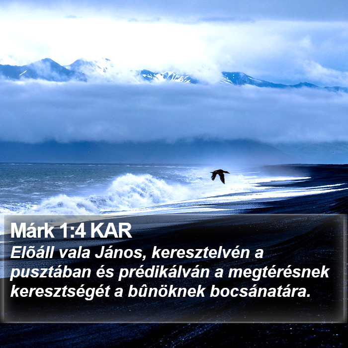 Márk 1:4 KAR Bible Study