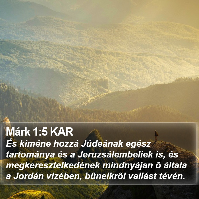 Márk 1:5 KAR Bible Study