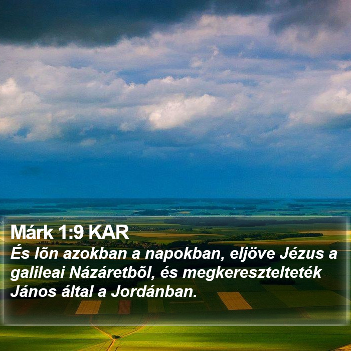 Márk 1:9 KAR Bible Study