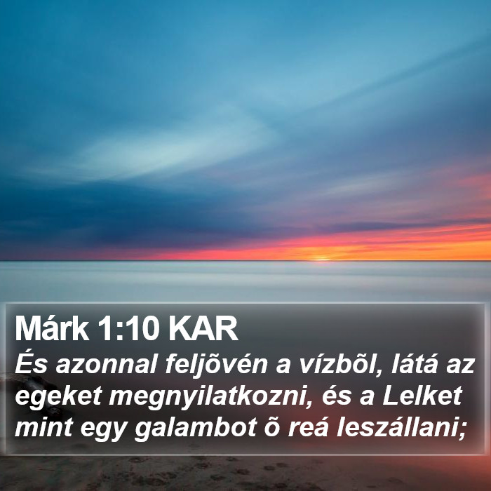 Márk 1:10 KAR Bible Study