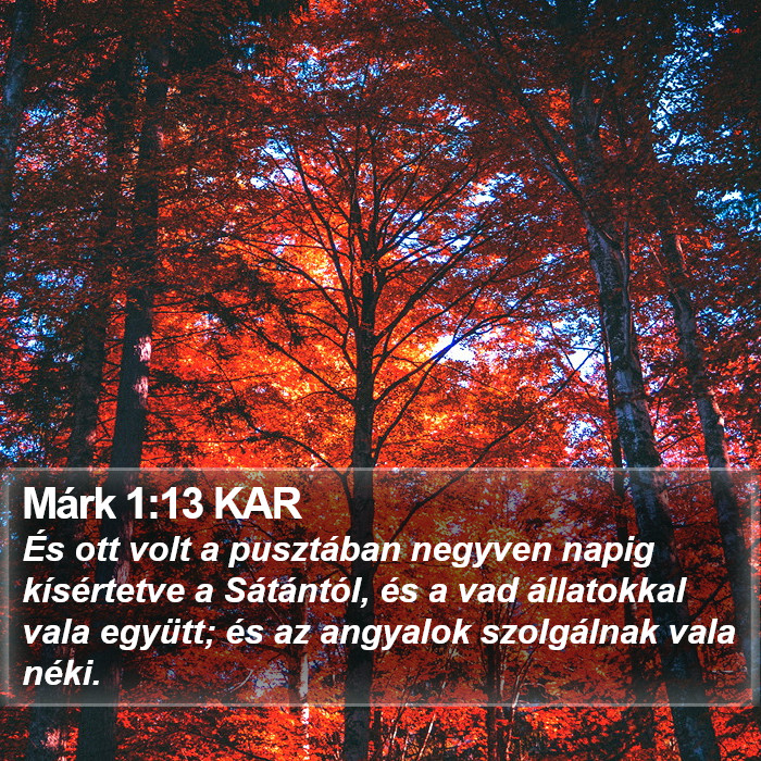 Márk 1:13 KAR Bible Study