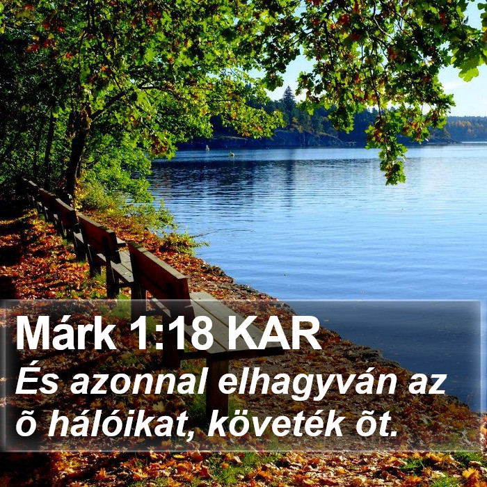 Márk 1:18 KAR Bible Study