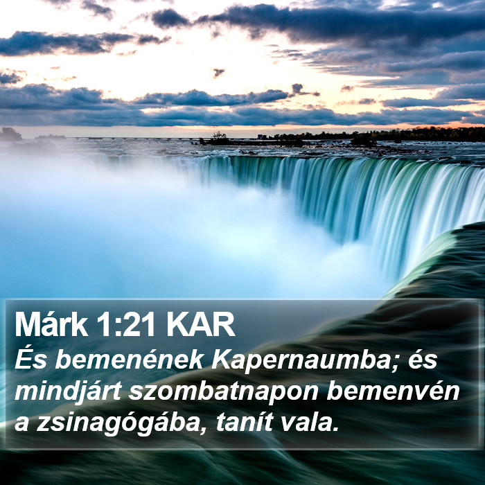 Márk 1:21 KAR Bible Study