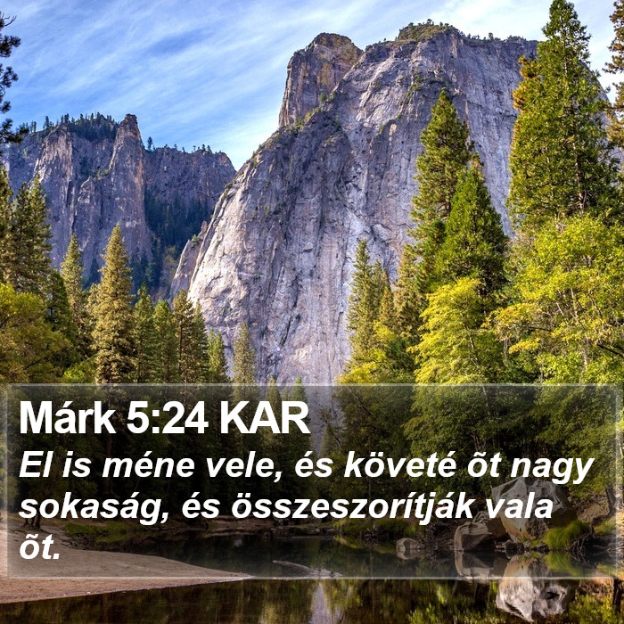 Márk 5:24 KAR Bible Study